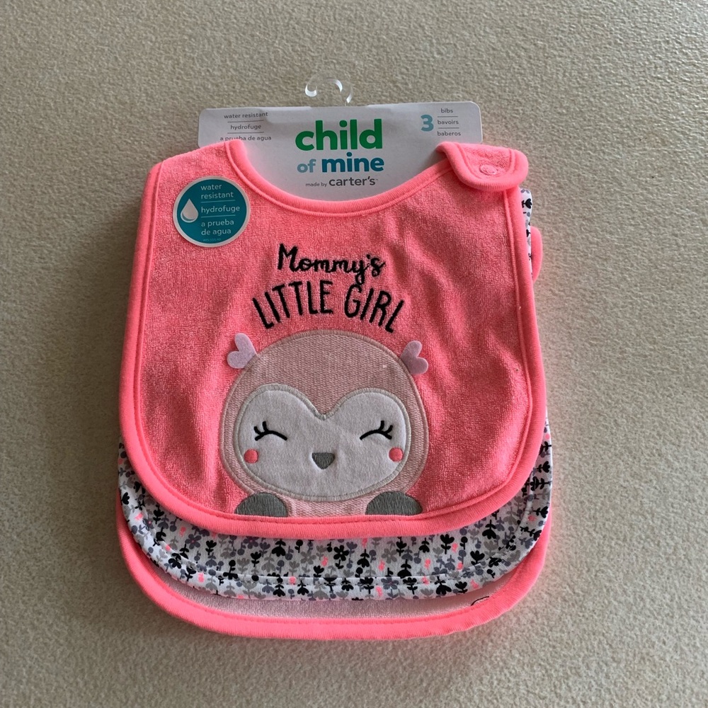 Baby Girl Bibs